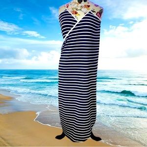 WRAP AROUND COVER UP BEACH DRESS ONE PIECE CROSSOVER SARONG SIZE MEDIUM NEW